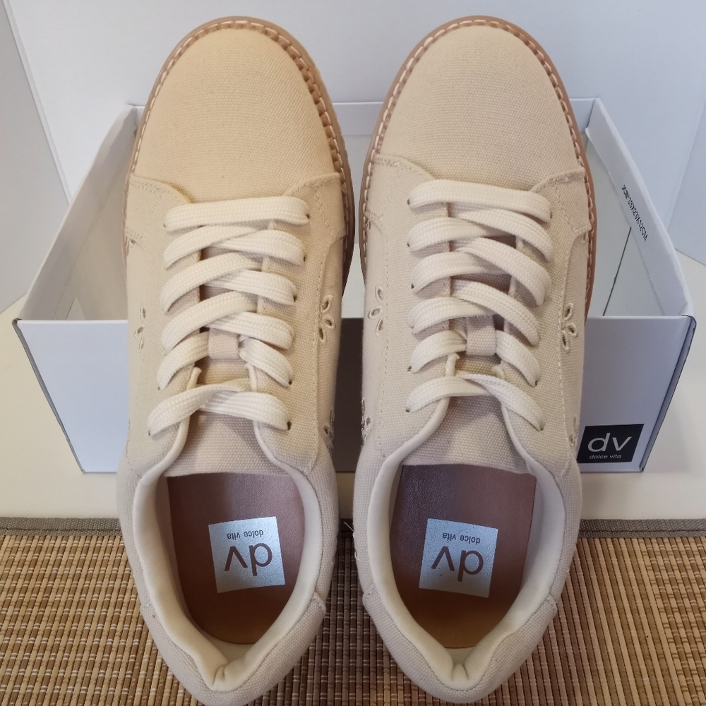 Dolce Vita Brin Cotton Canvas Sneakers